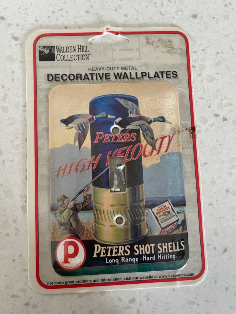 Walden Hill Collection Peters High Velocity Shells Switch plate Remington New